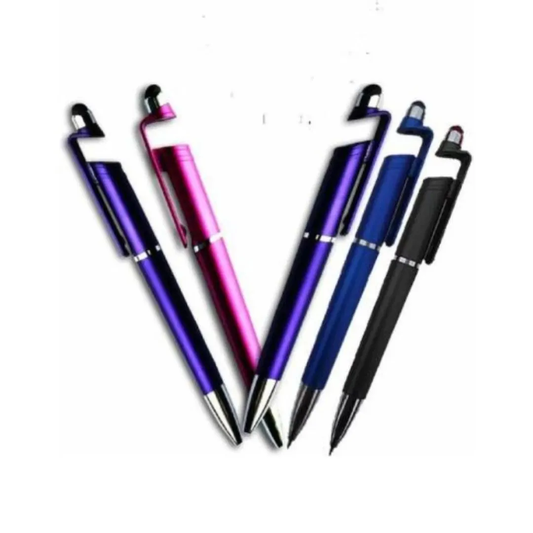 Universal Touch Screen Capacitive Stylus Pen With Mobile Stand Compatible for All Mobile Phones (Multicolour)