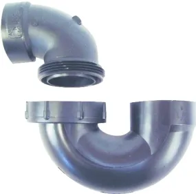 US Hardware P-098C Bathtub Trap, ABS, Black :CD: QUANTITY: 1