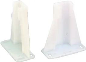 US Hardware WP-1006C Drawer Socket, Plastic, White :CD: QUANTITY: 1