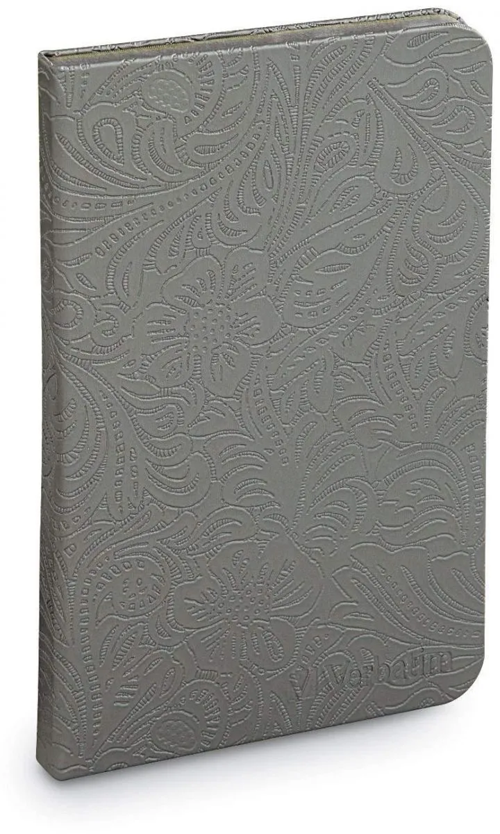 Verbatim Folio Case with LED Light for Kindle 4 and 5 (only), Slate Silver