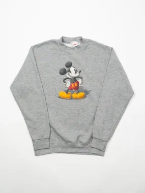 Vintage Grey Mickey Mouse Disney Crewneck (S)