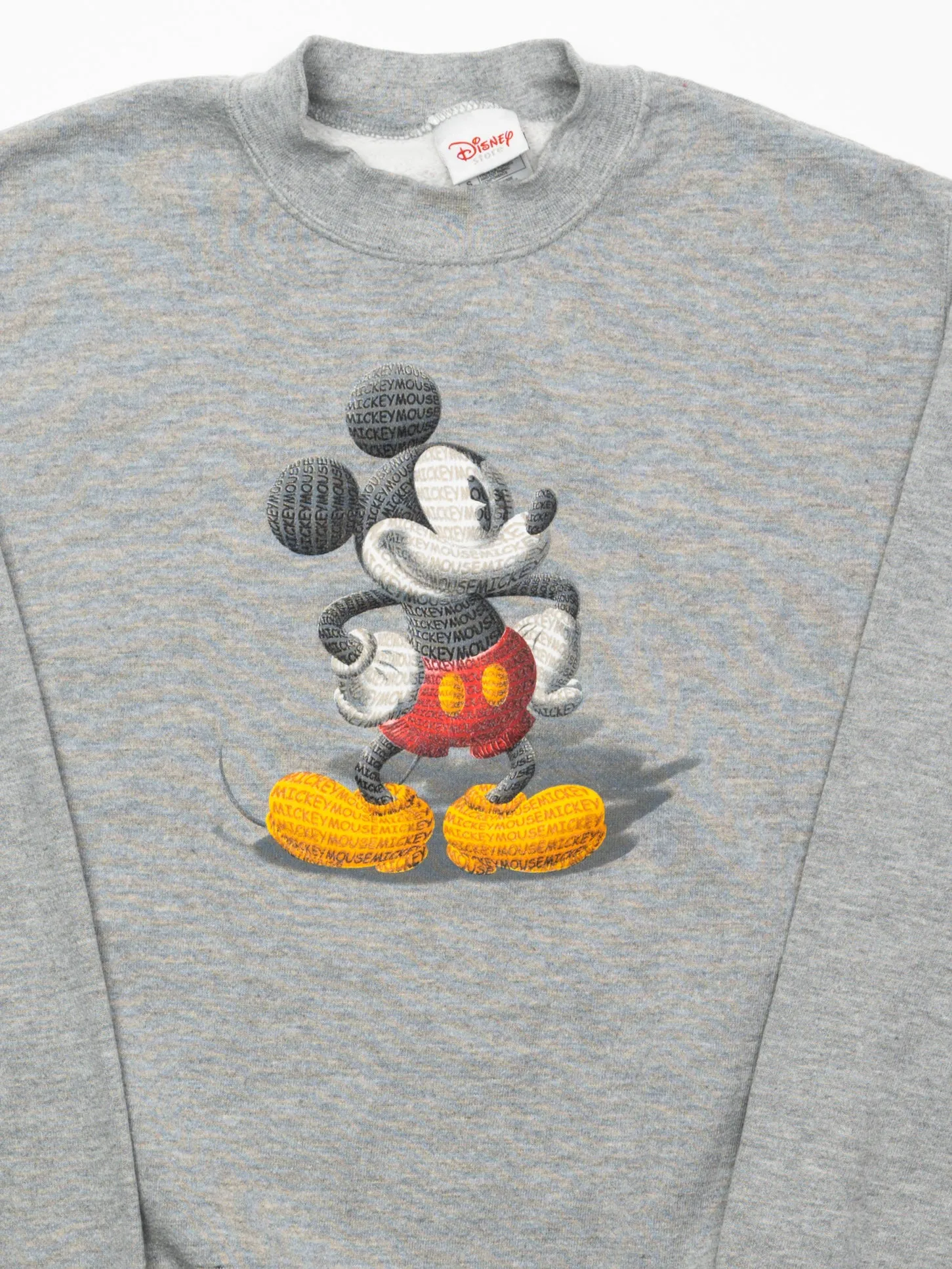 Vintage Grey Mickey Mouse Disney Crewneck (S)