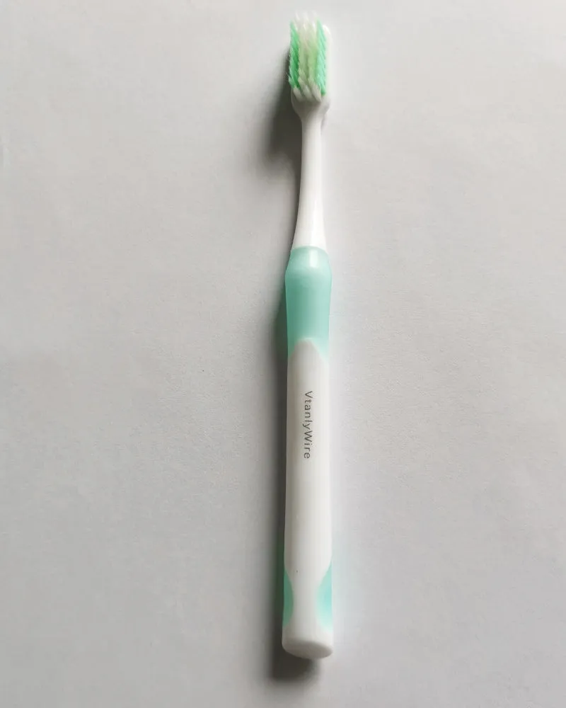 VtanlyWire toothbrush, manual soft toothbrush, tongue and cheek cleaning