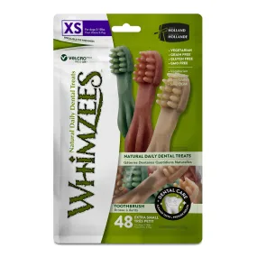 WHIMZEES Toothbrush Dental Dog Treats X-Small 48pk