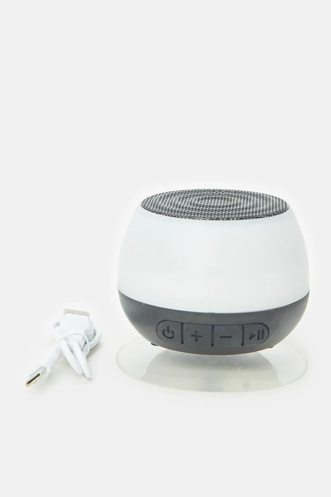 White And Grey Bluetooth Speaker