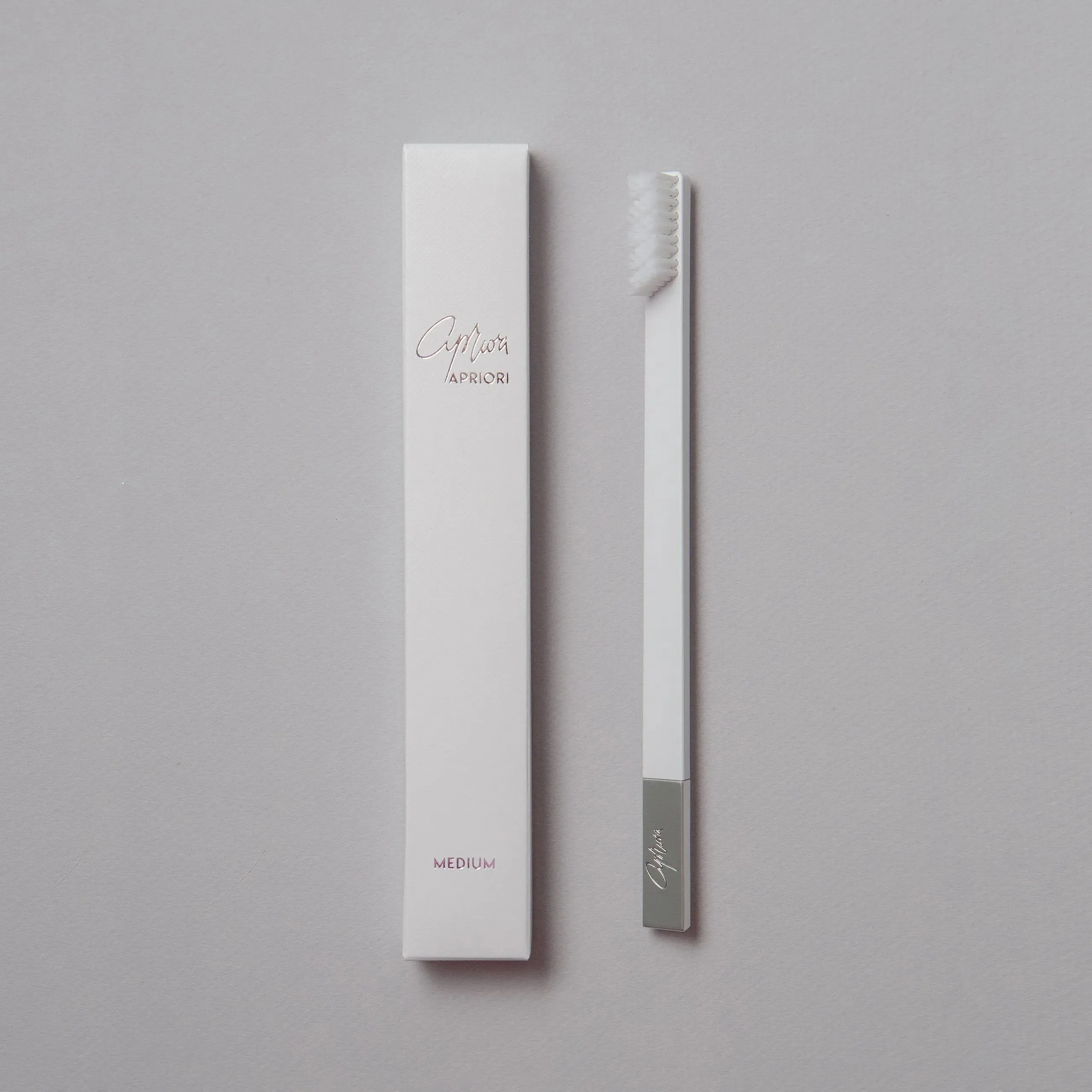 White Silver Toothbrush