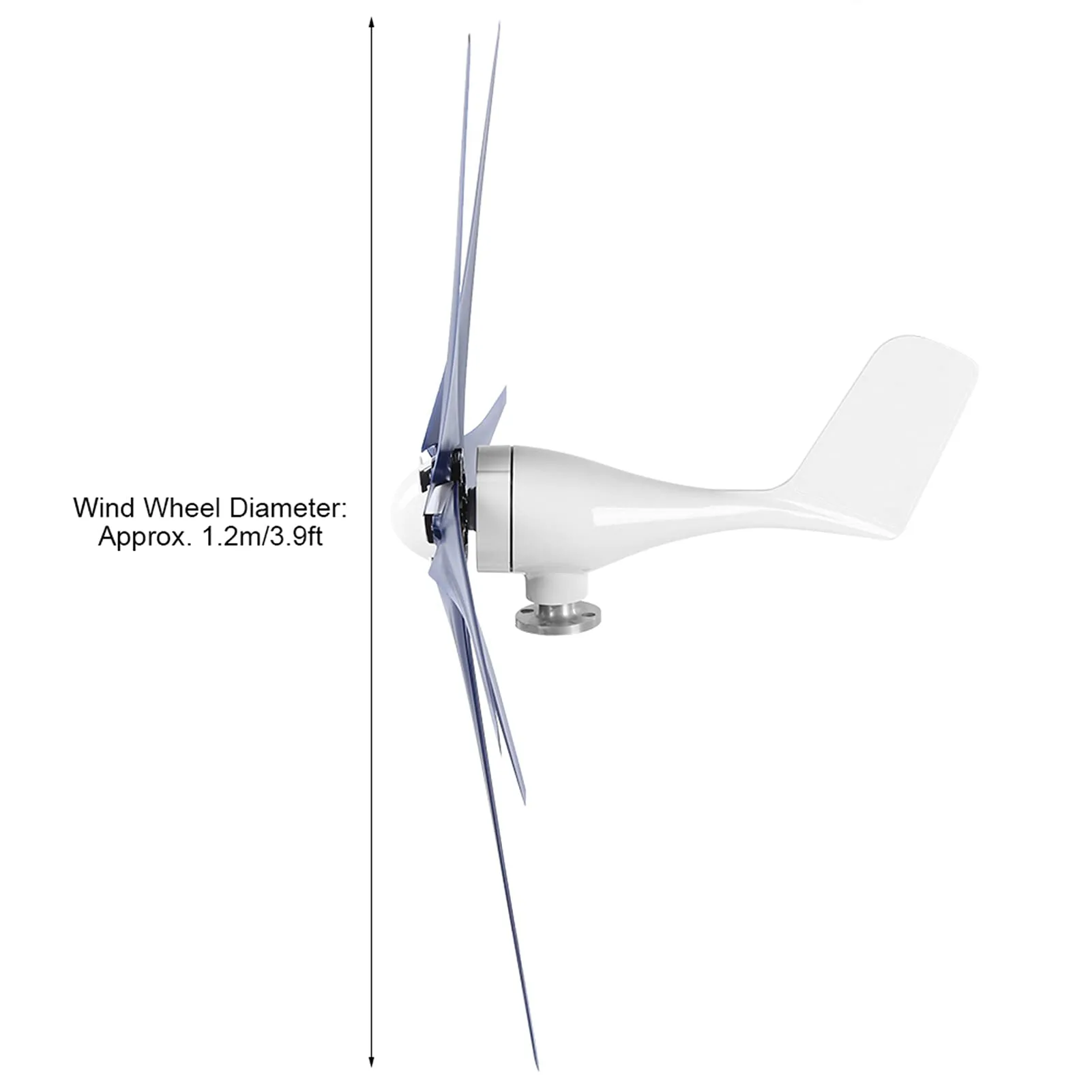 Wind Generator Kit 6 Blade Industrial Wind Turbine 24v 800W