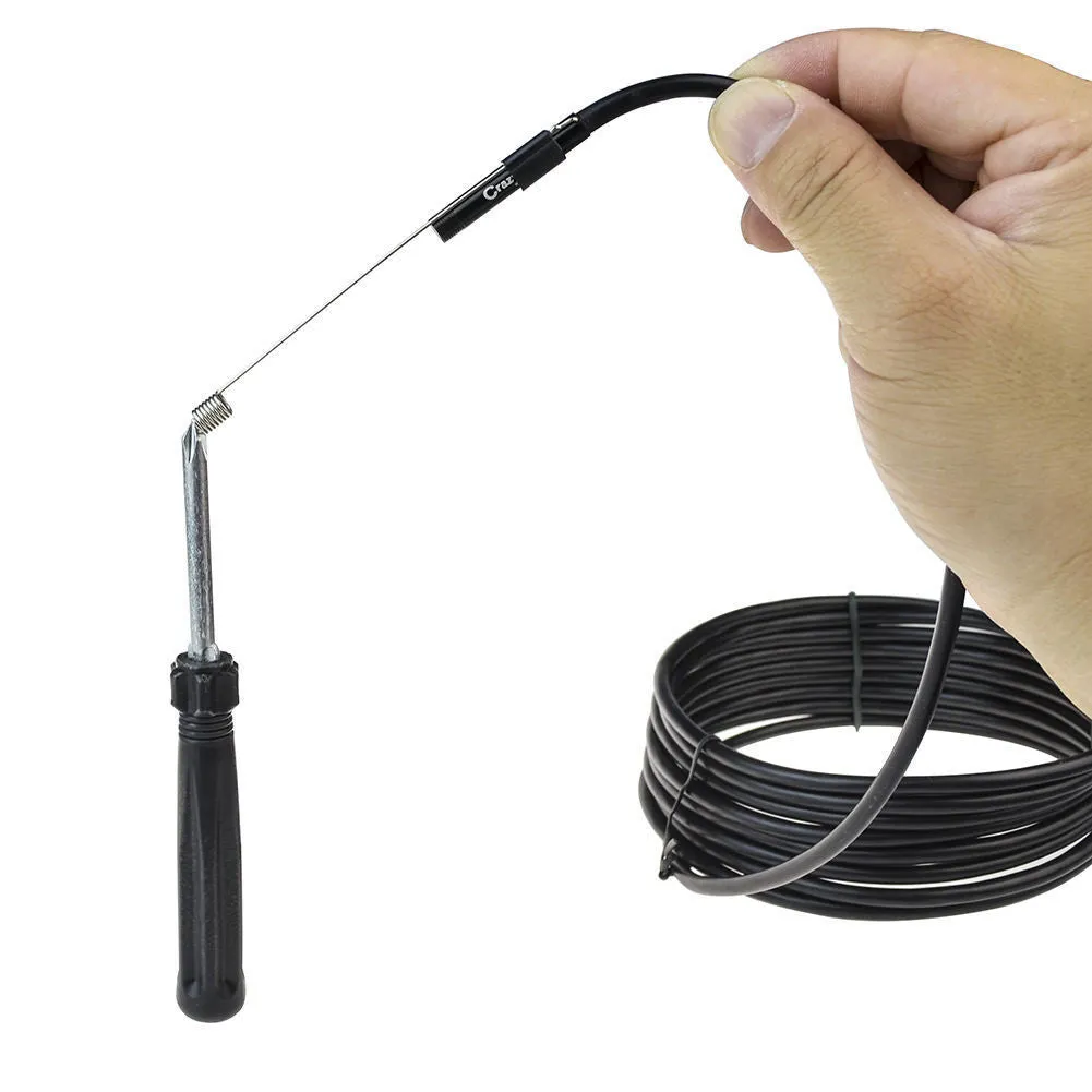 Wire Endoscope Waterproof Borescope Inspection Camera for Smartphone 5.5mm 6 LED 1M