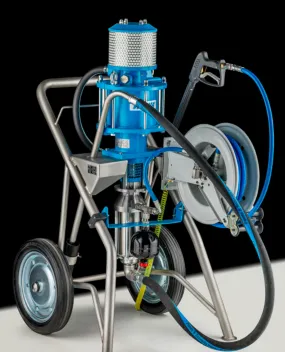 WIWA Model270049 49:1 3552 PSI @ 4.3 GPM HP Pressure Washer on Cart (Ready to Spray)