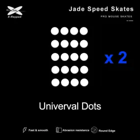 X-Raypad Jade Mouse Skates – Universal DIY 0.8mm PTFE Dots