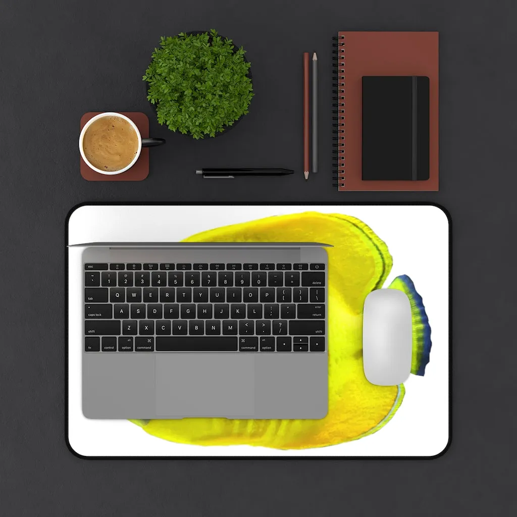 Yellow Fish Desk Mat