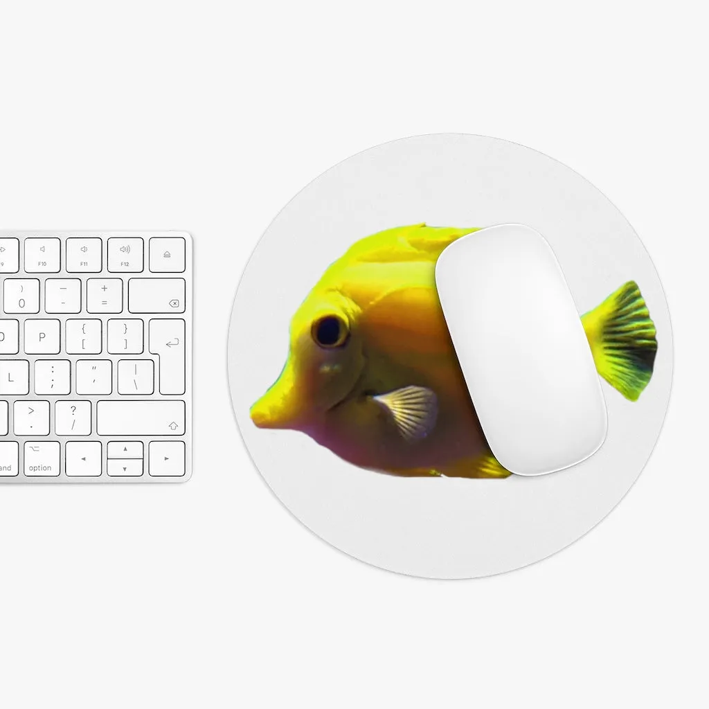 Yellow Fish Mouse Pad