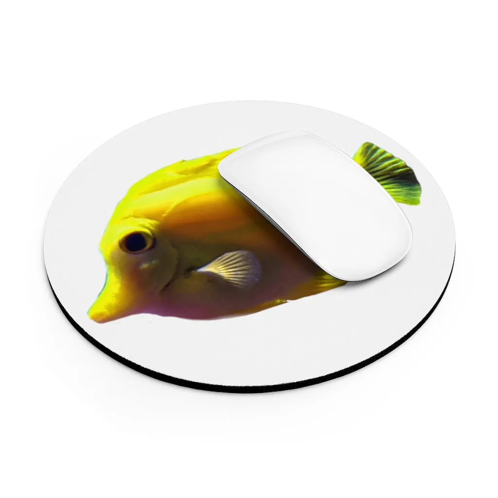 Yellow Fish Mouse Pad