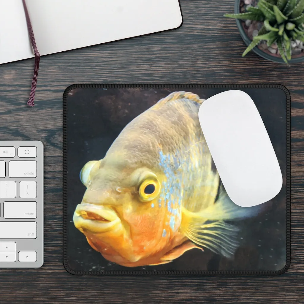 Yellow Orange Fish Gaming Mouse Pad