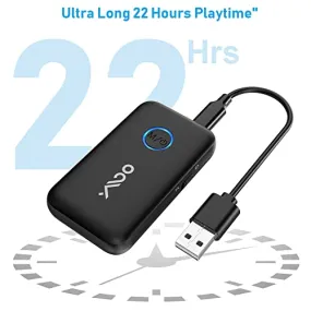 YMOO Bluetooth 5.3 Transmitter Receiver, Low Latency 3.5mm Jack