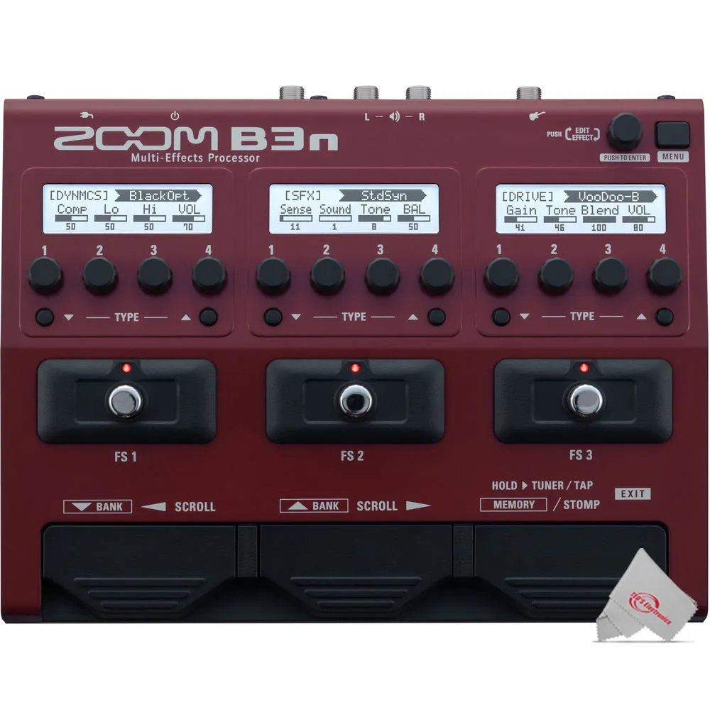 Zoom B3n Multi-Effects Processor for Bassists